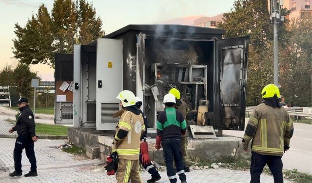 Bursa'da trafoda korkutan yangın