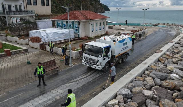 Sağanak sonrası Tirilye’de ekipler sahaya indi