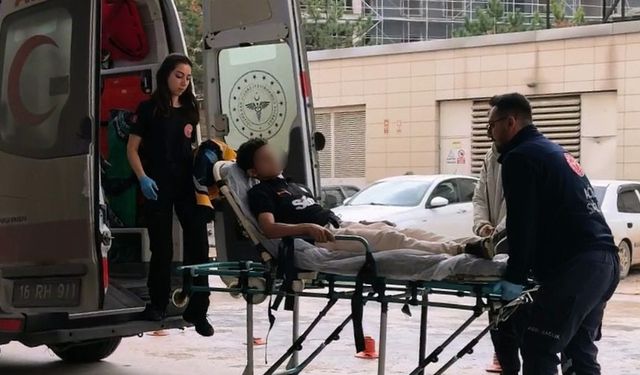 Bursa’da korkutan olay! 13 yaşındaki çocuğun karnına demir tel saplandı
