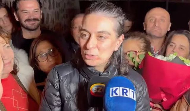 Sinem Dedetaş tahliye sonrası konuştu: “Yarım sevinebiliyoruz”