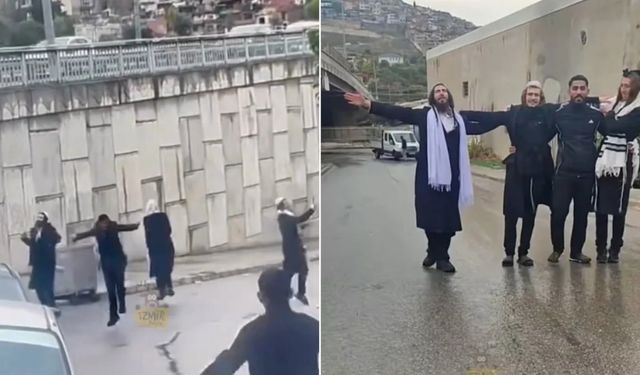Ortodoks Yahudi grubun görüntüleri sosyal medyayı salladı