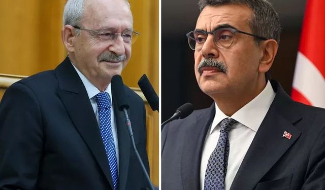 Bakan Yusuf Tekin Kılıçdaroğlu'ndan söz aldı