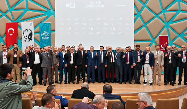 Saadet Partisi Nilüfer’de bayrak değişimi: Yeni başkan Ensari Altınışık