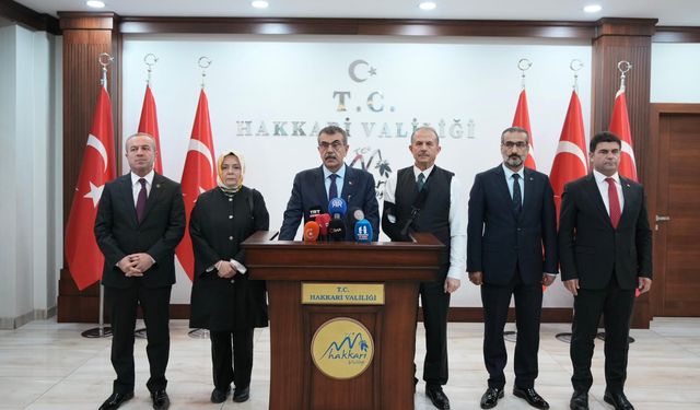 Bakan Tekin’den Hakkâri’de eğitim mesajı: “Devrim niteliğinde işler yaptık”