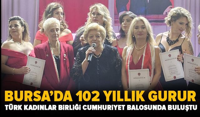 Türk Kadınlar Birliği Bursa Şubesi’nden Cumhuriyet coşkusu