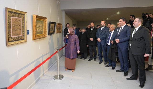 'Tarihin Akışında Meşhur Hattatlar' sergisi Şanlıurfa'da ziyarete açıldı