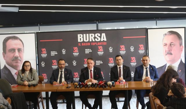 BBP Bursa İl Başkanlığı, 32.kuruluş yıldönümünü kutladı