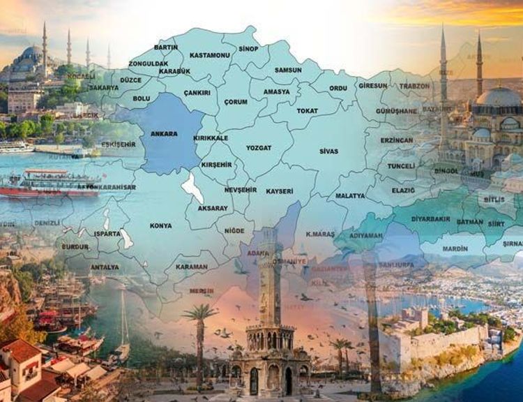 Türkiye'de en çok turist çeken iller