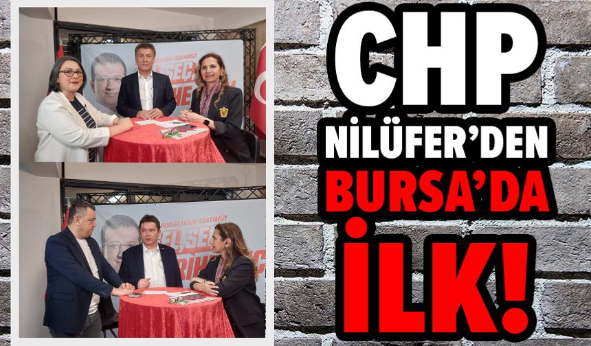 CHP Nilüfer'den Bursa'da ilk!