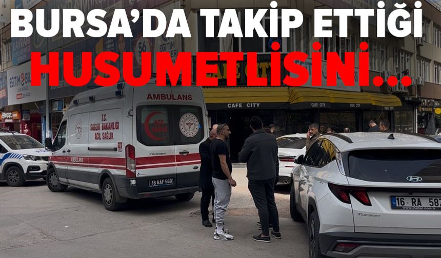 Bursa'da husumetlisinin işletmesine silahla saldırdı