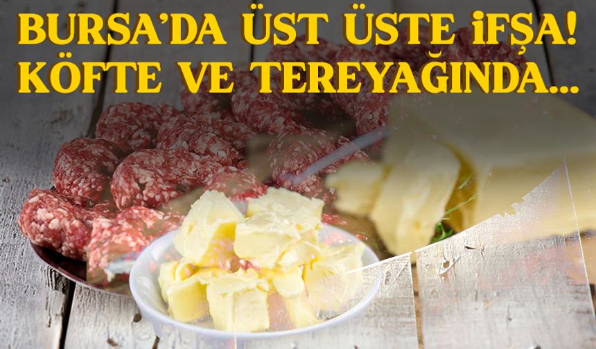 Taklit-tağşiş listesi: Bursa'da kasap köftede kanatlı eti, tereyağında...