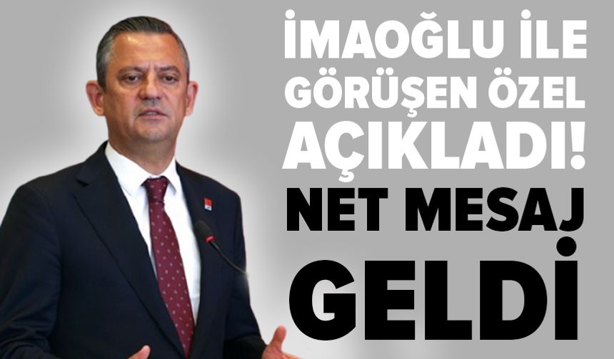 Özgür Özel'den Ekrem İmamoğlu'na Silivri'de ziyaret