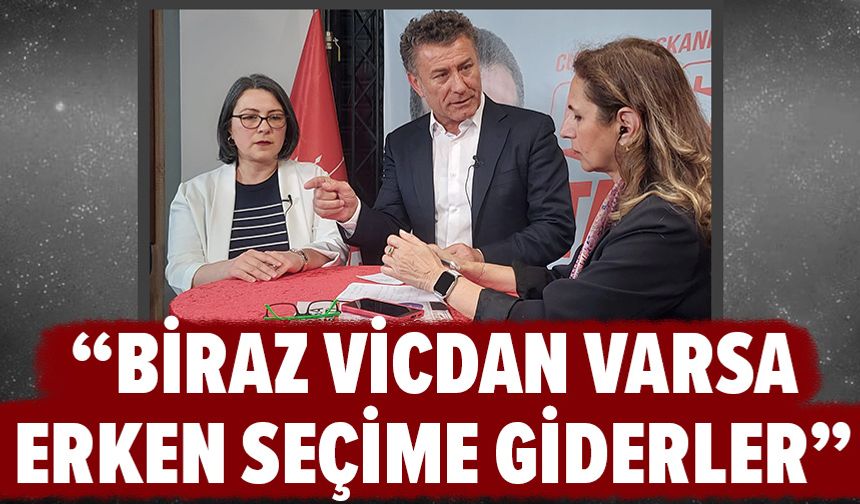 CHP Bursa Milletvekili Sarıbal: Biraz vicdan varsa erken seçime giderler!
