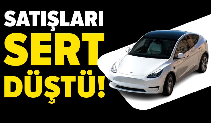 Avrupa'da Tesla satışları sert düştü