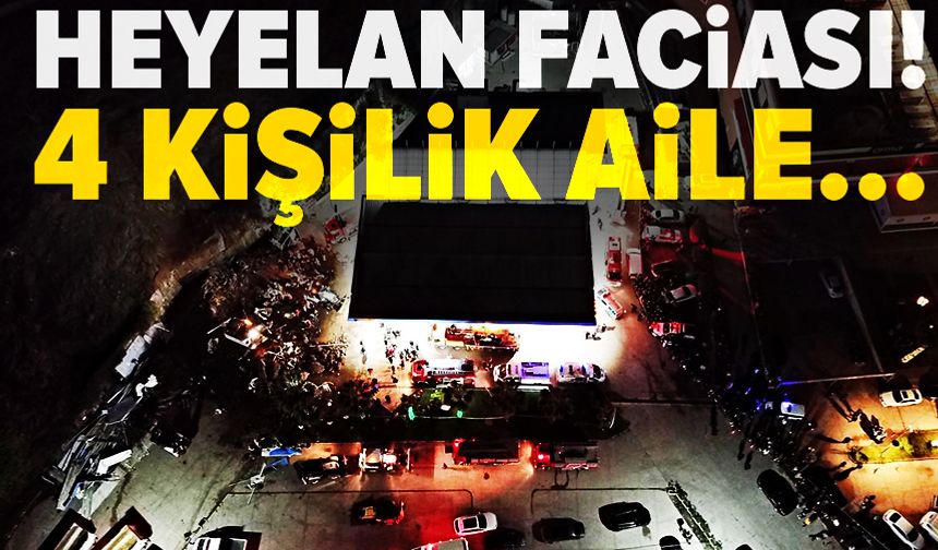 Samsun'da heyelan: Baba ve iki çocuğu hayatını kaybetti