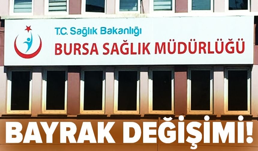 Bursa'nın il Sağlık Müdürü Mustafa Çetin oldu