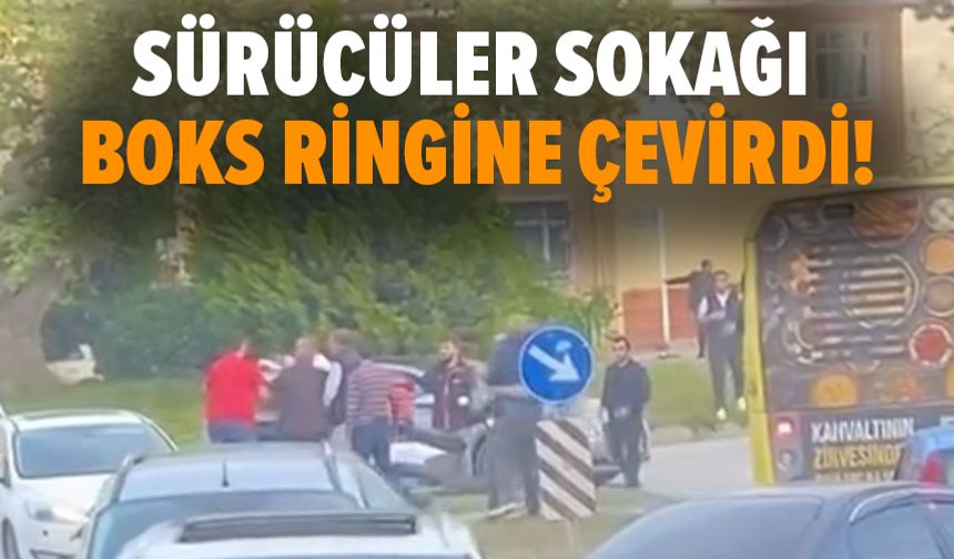 Bursa'da sürücüler birbirine girdi!
