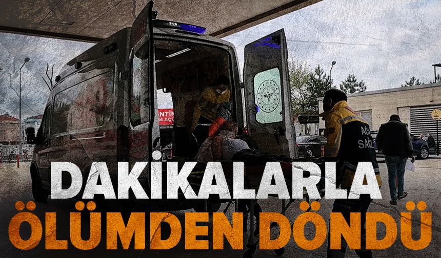 Bursa'da ocak gazını açık unuttu! 10 dakikayla hayatta kaldı