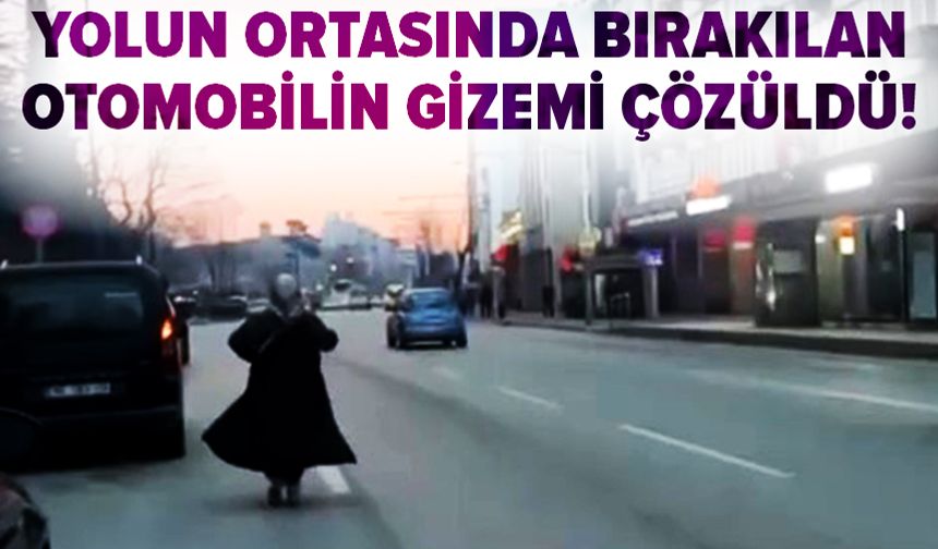 Bursa'da yolun ortasında otomobili görenler şaştı kaldı