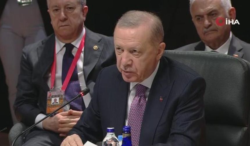 Cumhurbaşkanı Erdoğan: Gazze'de sivil halk cehennemi yaşıyor