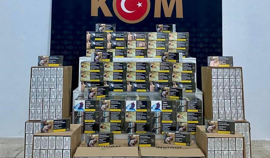 Kars’ta 130 bin boş makaron ele geçirildi