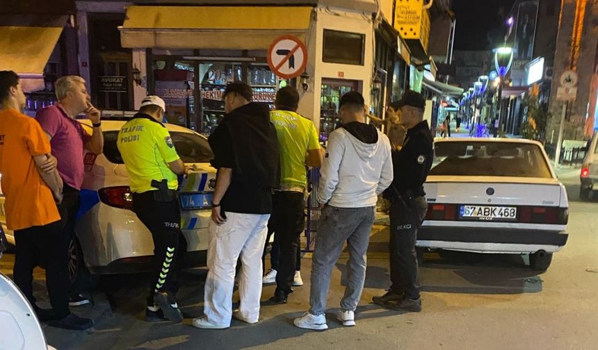 Yüksek sesten durduruldu, ehliyetine el konuldu