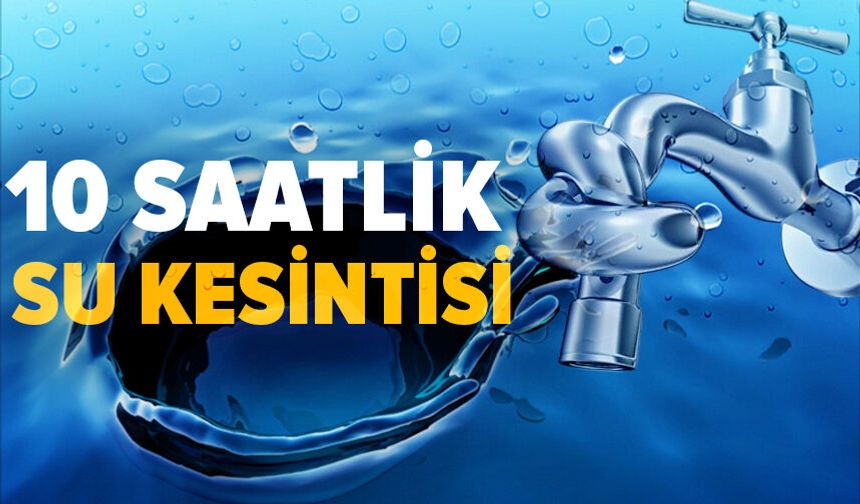 Nilüfer'de su kesintisi