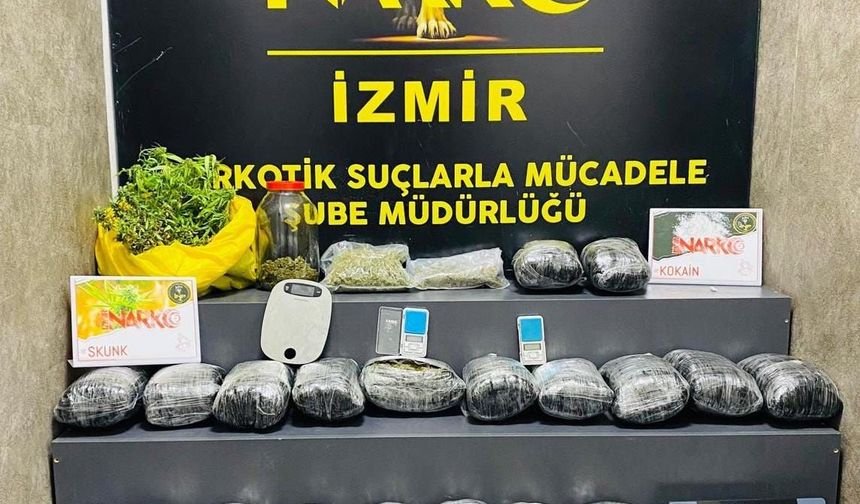 İzmir’de uyuşturucu operasyonu: 1 tutuklama
