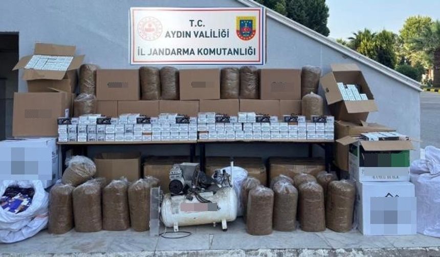 Jandarmadan sigara kaçakçılarına darbe