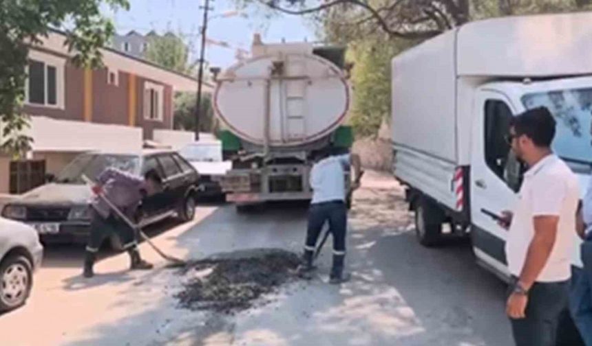 Sosyal medyada paylaşılan görüntüler mikserden yola dökülen betonu temizletti