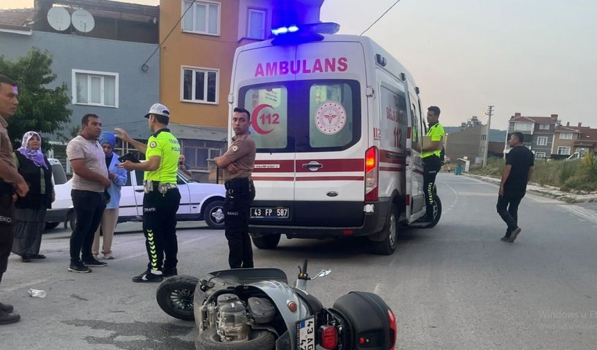 Tavşanlı’da trafik kazası: 1 yaralı