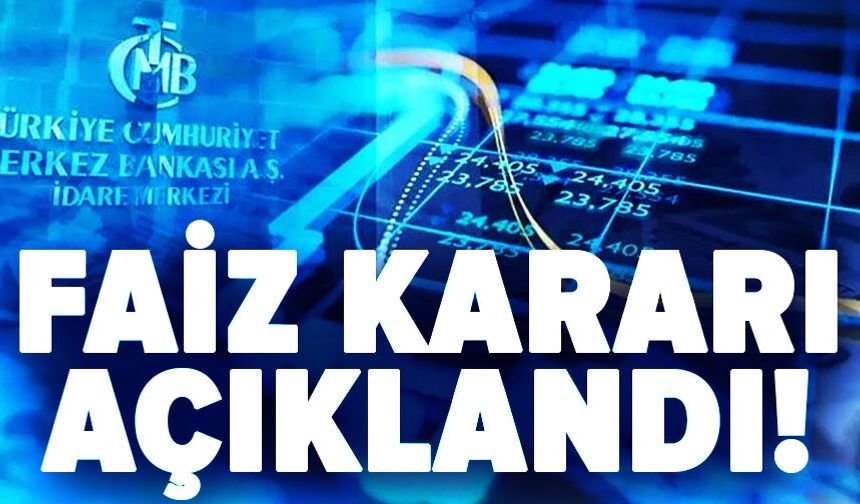 Merkez Bankası faiz kararını açıkladı
