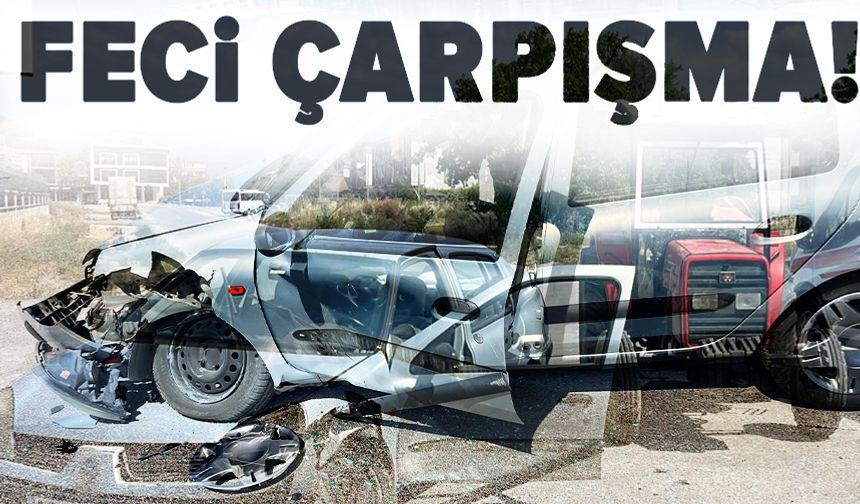 Bursa'da otomobil ile traktör çarpıştı: 1 yaralı