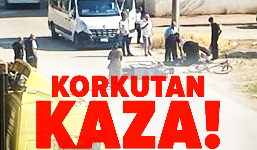 Bursa'da servis minibüsüyle çarpışan motosikletli yaralandı