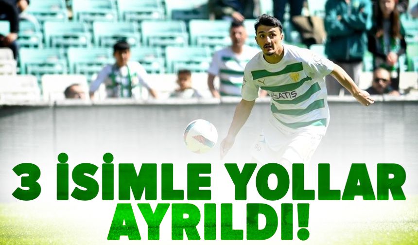 Bursaspor 3 isimle yolları ayırdı!