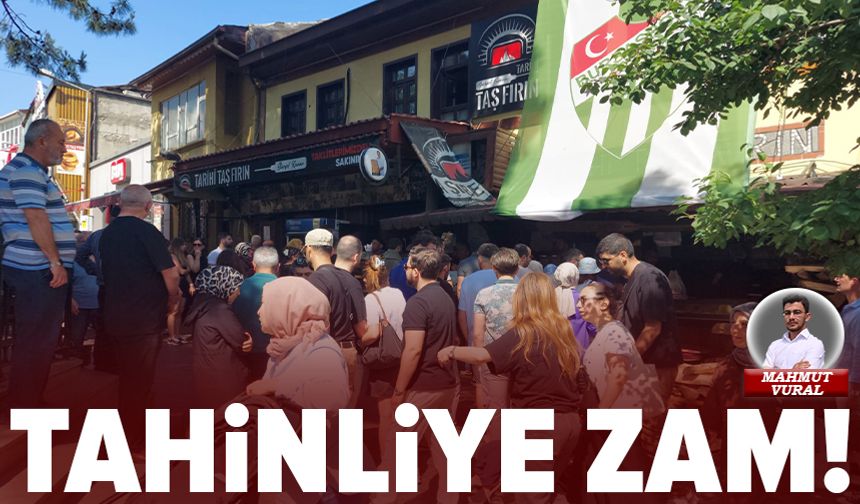 Bursa'da tahinli pideye zam geldi! Abdal Meydanı’nda kuyruk dinmedi