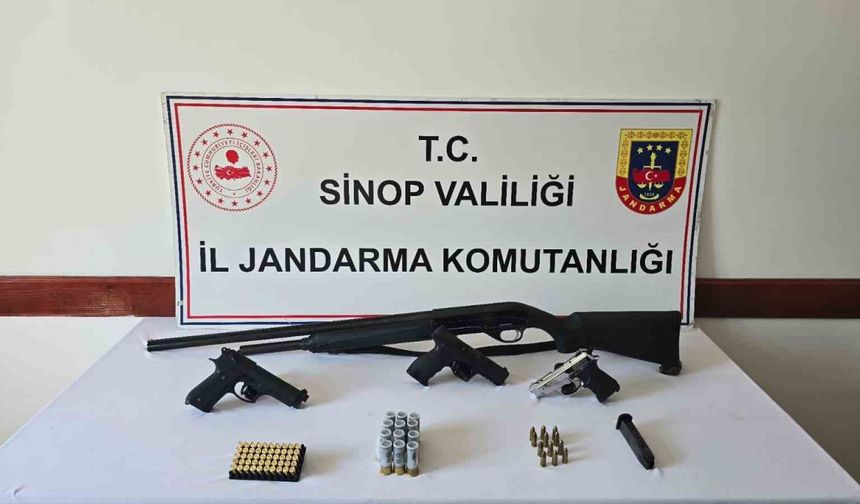 Sinop’ta düğünde havaya ateş eden 2 kişi yakalandı