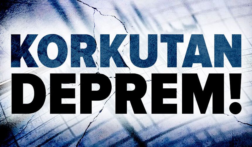 Antalya'da korkutan deprem!