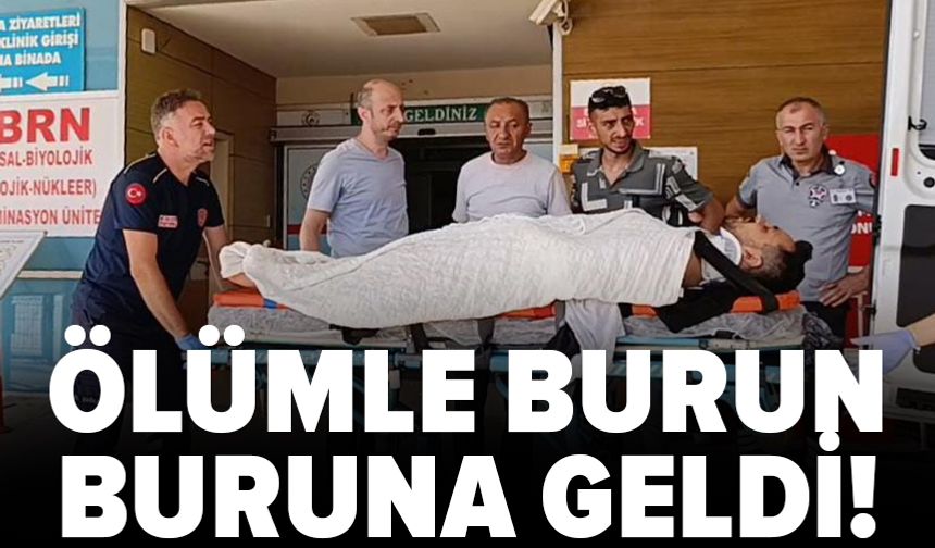 Bursa'da akıma kapıldı! 5 metre yükseklikten düştü