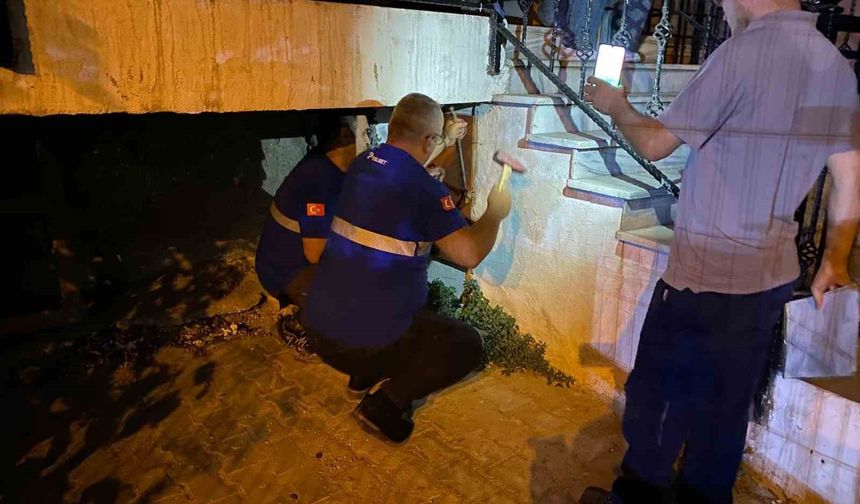 Darıca’da doğal gaz borusu patladı, mahalleyi gaz kokusu sardı