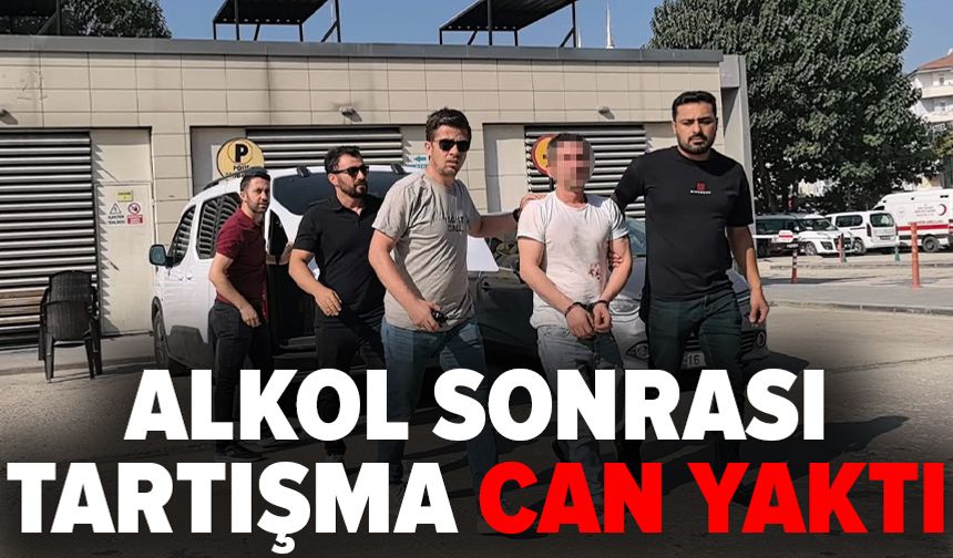 Bursa'da alkol aldığı arkadaşını yaraladı