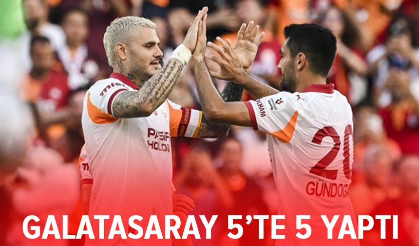 Galatasaray 5'te 5 yaptı: Sarı-kırmızılılar, Eyüpspor'u da geçti!