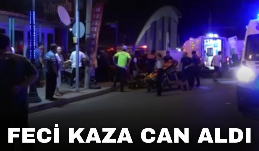 Burdur’da feci kaza: 1 ölü 4 yaralı