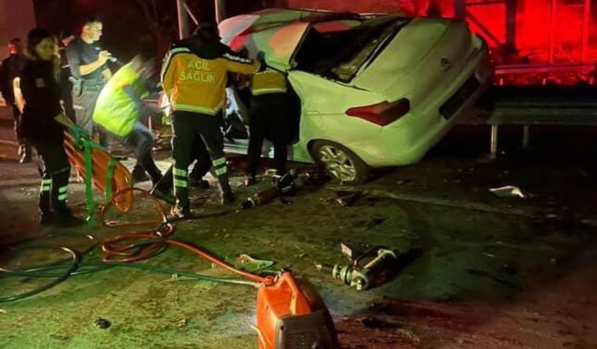 Babaeski’de trafik kazası: 1 kişi hayatını kaybetti