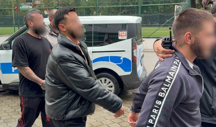 Samsun’da otomobil kurşunlayan 3 kişi yakalandı