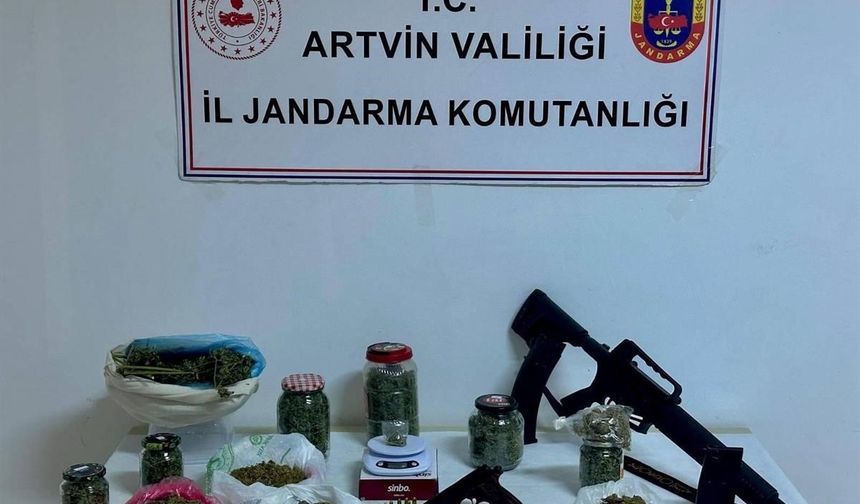 Artvin’de uyuşturucu operasyonu