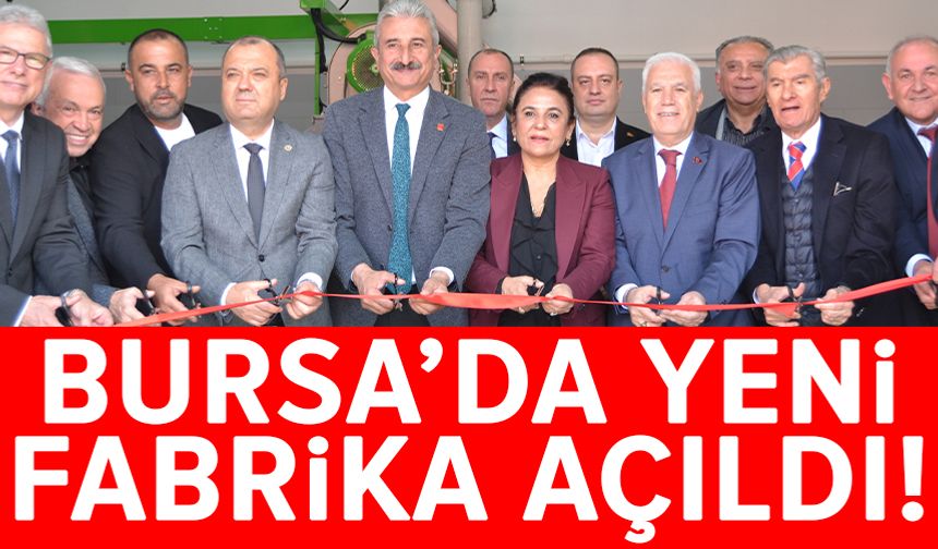 Bursa’da İmece Zeytinyağı Fabrikası açıldı