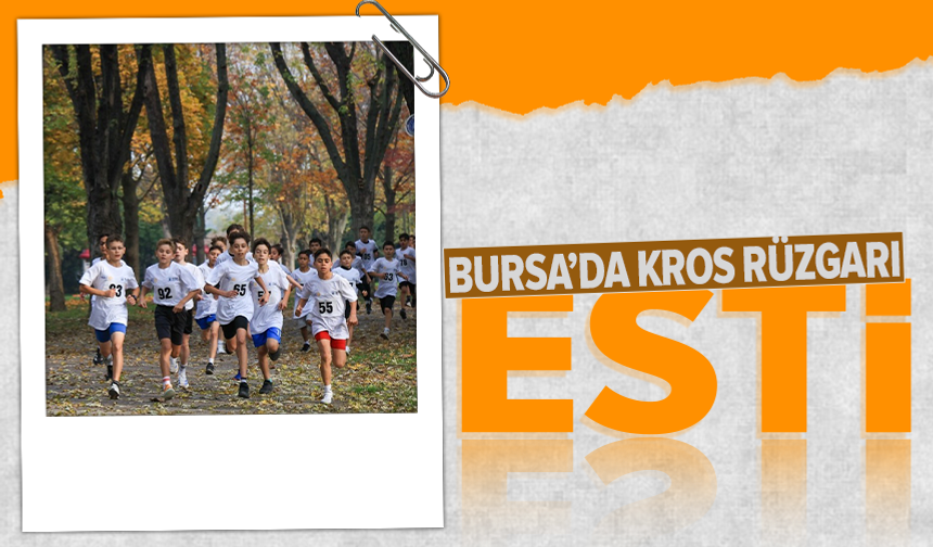 Bursa'da kros yarışı nefes kesti