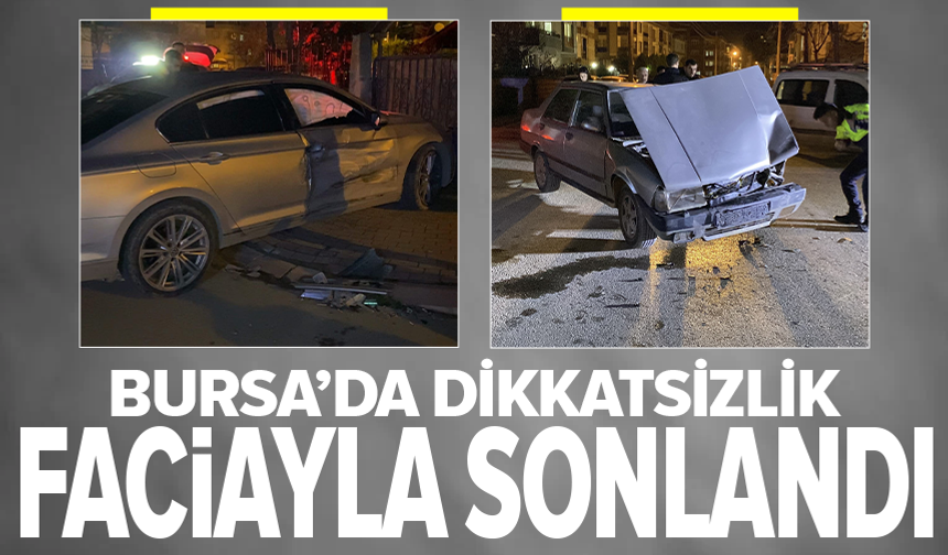 Bursa’da trafik kazası: 1 yaralı