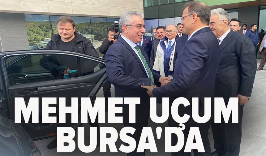 Mehmet Uçum Bursa'da